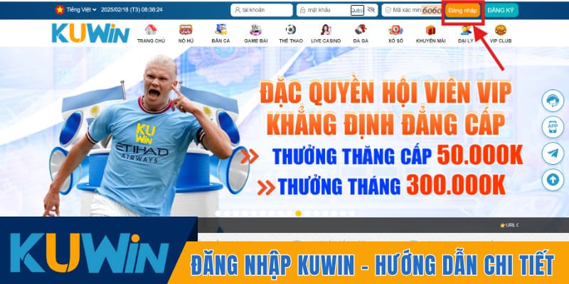 đăng nhập Kuwin